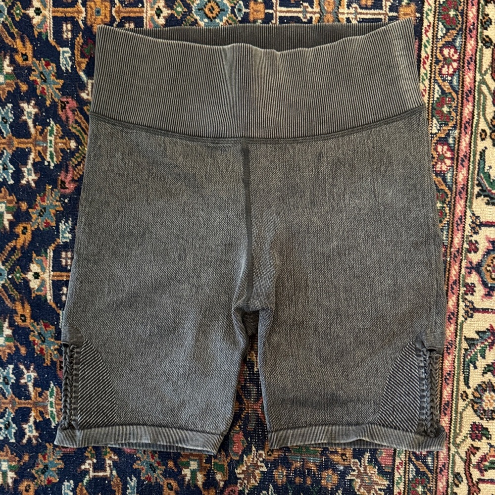Aerie Charcoal Bike Shorts